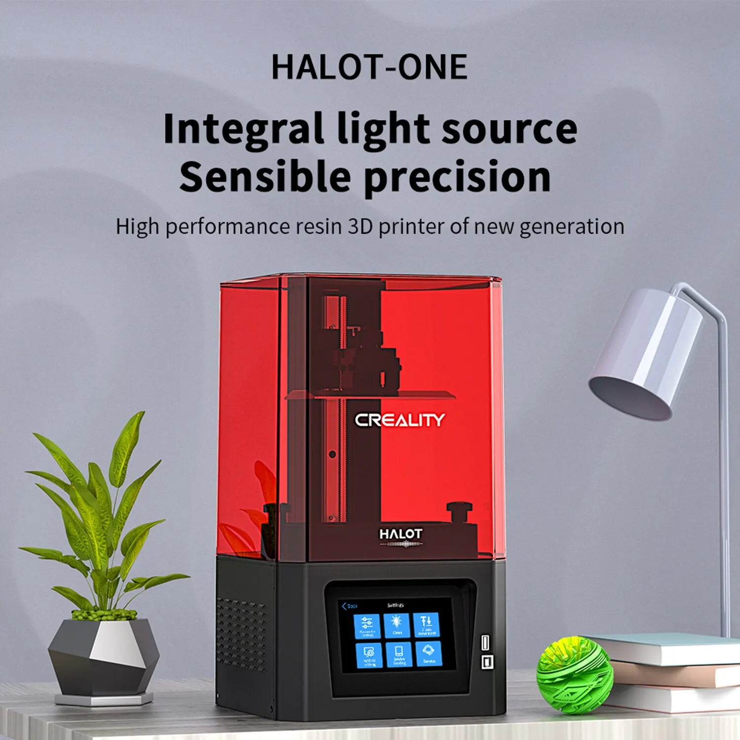 CREALITY 3D УФ-полимерный принтер HALOT ONE CL-60 LCD 2к матрица высокой точности |