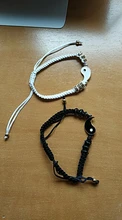 1 par pulsera Retro chino Tai Chi chismes desterrar mala suerte mano cuerda tejida BFF mejor amigo joyería de amistad