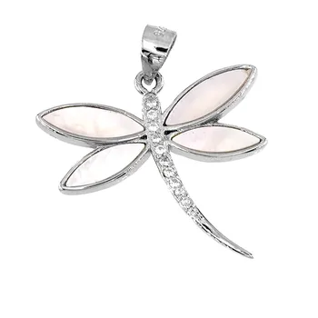 Pendant 925 Sterling silver m rhodium-plated Dragonfly 24mm. Zircons mother-of-pearl woman
Pendant 925 Sterling silver m rhodium-plated Dragonfly 24mm. Zircons mother-of-pearl woman