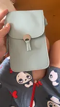 Bolso de teléfono móvil con pantalla táctil para mujer, Cartera de teléfono inteligente con borla de cuero, bolso con correa para el hombro