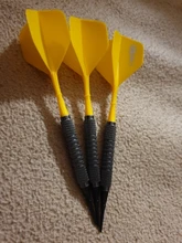 Cyelife-Juego de dardos de punta suave profesional, 14g, con colas unidos, para diana electrónica