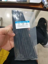 Juego de cables de nailon de autosujeción, conjunto de tirantes de plástico, 3x300, 3x100, 4x150, MRO, suministro Industrial, sujetadores y Cable de Hardware, 200 Uds.