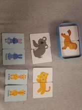 Tarjetas de puzles cognitivos para bebé, juguetes educativos, juego de relacionar, vehículo de dibujos animados, animales frutales, tarjetas didácticas en inglés para niños