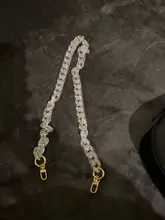 Resin Chain Accessory-Parts Handbag Luxury Strap Acrylic Transparent Shoulder Woman New-Fashion