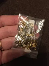 Mini alfileres con ojetes de Metal, 100 Uds., ganchos para los ojos, ojales, cierres de tornillo, accesorios de joyería para DIY