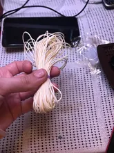 Cordón de algodón encerado de colores, cuerda de rosca encerada de 10 yardas, 1mm, para fabricación de joyas, pulsera Shamballa