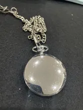 Reloj Mecánico de plata Lisa Reloj de bolsillo mecánico para hombre, esfera con mecanismo al descubierto, números romanos únicos, Steampunk, cadena FOB