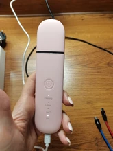 Espátula Facial ultrasónica con vibración para eliminar espinillas, depurador Facial, pala para limpiar, cavitación, Peeling, Lifting Facial limpiador facial ultrasonico limpieza facial profesional