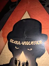 Cartel clásico de película A relojería, naranja, decoración de muebles para el hogar, cartel de película Kraft, dibujo de pinturas decorativas adhesivas de pared