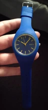 Reloj deportivo Geneva para hombre y mujer, pulsera ultrafina de silicona de Color crema de mujer
