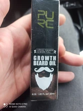 PURC-aceite para el crecimiento de la barba para hombres, tratamiento para el cuidado de la barba, 30ml