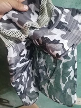 Gorro de pesca al exterior de ala ancha hombre transpirable de malla de pesca Cap playa sombreros de camuflaje sol UV sombra de protección sombrero