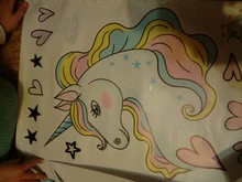 Stickers Decor Removable Unicorn Wall-Decals Nursery Birthday-Party-Favor Kids Bedroom