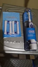 Oral B-cepillo de dientes eléctrico sónico, utensilio de higiene bucal con cabezales reemplazables, giratorio 2D