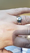 Anillos de boda de cristal para hombre y mujer, joyas de acero inoxidable doradas, a la moda, para amantes, regalo de joyería