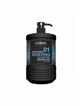 Agiva Shaving Gel Silver 1000 ml 01 Number 
Agiva Shaving Gel Silver 1000 ml 01 Number