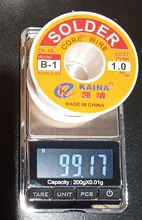 Alambre de estaño de alta pureza para soldadura, rollo de alambre para soldadura de estaño de 0,6/0,8/1/1.2/1.5MM 2.0% 45 pies, colofonia de núcleo fundido