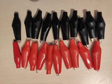 Probe-Meter Alligator-Clip Electrical-Clamp Testing Auto-Battery Crocodile Metal 28MM