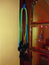 Set de Bandas de Resistencia, gomas bandas elasticas fitness para entrenar con soporte de 100lbs, Kit de Bandas para Entrenar con 5 tubos, 4 Manijas de Hule, Correas para Tobillos, Anclaje para puerta