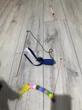 Interactive-Toys Teaser-Stick Cat Catcher Bird-Feather Plush-Cat-Wand Fish Cat Bell Mouse