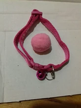 Nuevo lindo de dibujos animados mascota collares para perrito ajustable poliéster Collar precioso con campanas gato impresión Collar para perro de