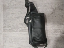 MISFITS-Riñonera de cuero de vaca para hombre, cangurera masculina pequeña, de estilo vintage, bolso de ajuste en el pecho, informal, para llevar el teléfono móvil