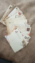 Lote de 12 unidades de sobres de papel Kraft clásico, Mini sobres de Estilo Vintage europeo para tarjetas, regalo para álbumes de recortes