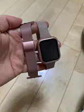 Correa ultrafina de 44mm y 40mm para Apple Watch SE 6 5 4, pulsera de metal de acero inoxidable para accesorios, serie iWatch 3 2 1