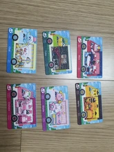 Sanrxo X S1 ~ S6 6 unids/set Animal Croxxing tarjeta llena 6 unids/set de Amxxbo NFC Ntag215 etiqueta para NS interruptor Sanrioed