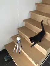 Interactive-Toys Teaser-Stick Cat Catcher Bird-Feather Plush-Cat-Wand Fish Cat Bell Mouse