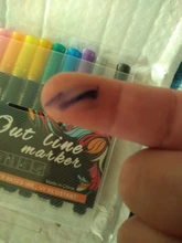 Rotuladores metalizados de doble línea para niños y adultos, rotuladores de pintura con brillo mágico, rotuladores de dibujo, suministros de aprendizaje de pintura artística