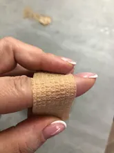 Vendaje autoadhesivo impermeable para terapia médica, cinta muscular para las articulaciones de los dedos, Kit de primeros auxilios, vendaje elástico para mascotas de 2,5-10cm, 1 Uds.