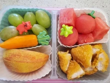 Fiambrera de decoración de plástico con hojas para niños, palillo de dientes, tenedor pequeño para ensalada, Mini palillos para pastel, 8 Uds.