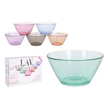 Set of bowls 345 cc (6 pcs) Multicolour 
Set of bowls 345 cc (6 pcs) Multicolour