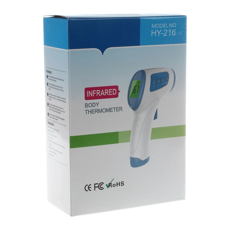New Infrared Thermometer Digital Body Temperature Fever Measurement Forehead Non-Contact Infrared LCD IR termometro Baby Care
New Infrared Thermometer Digital Body Temperature Fever Measurement Forehead Non-Contact Infrared LCD IR termometro Baby Care