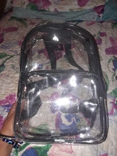 Mochila impermeable de PVC transparente para adultos y estudiantes Unisex, mochilas escolares, bolsos de hombro