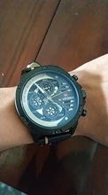 NAVIFORCE-Reloj de pulsera deportivo para hombre, de cuarzo, resistente al agua, con fecha de 24 horas, de cuero