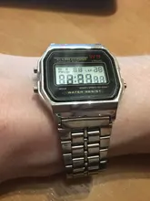 Relojes electrónicos deportivos para hombre, pulsera Digital cuadrada clásica multifunción de aleación