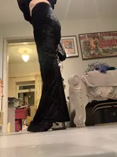 Streetwear Trousers Pants Wide-Leg Velvet Skinny High-Waist Winter Women Autumn Viifaa