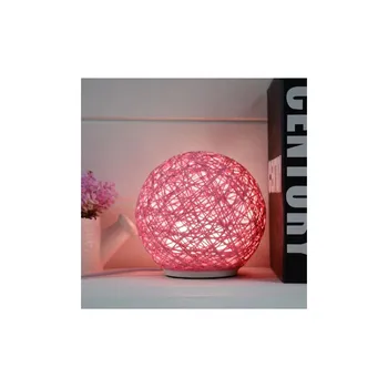 Night light from rattan (pink)
Night light from rattan (pink)
