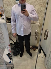 Camisas clásicas de manga larga para hombre, vestido básico liso/a rayas, un solo Bolsillo tipo parche, Formal, de negocios, ajuste estándar, camisa de oficina y Social