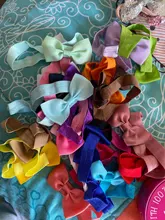 Conjunto de Diadema con lazo para el pelo, set de 20 unidades de cinta para el pelo, lazo de grogrén hecho a mano, diadema elástica, accesorios para el cabello para bebés y niños