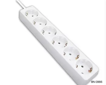 PHASAK BN 0966, plug, outlet 6 plug, EU, supported: 3500 W Voltaje250 V, maximum 16 A conductors: 3 conduct diameter
PHASAK BN 0966, plug, outlet 6 plug, EU, supported: 3500 W Voltaje250 V, maximum 16 A conductors: 3 conduct diameter