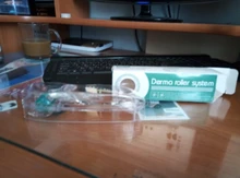 Rodillo de microagujas para el cuidado de la piel, rodillo de microdermoabrasión de titanio, 192