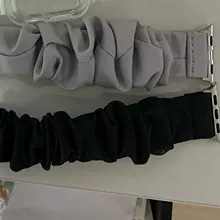 Scrunchie elástico banda de reloj para Apple 6 5 4 3 38mm bandas elásticas para 40mm 42mm 44mm Correa pulsera de las mujeres para iwatch muñeca serie 5 4