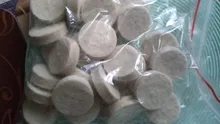 20pc/30pc/50pc de fieltro de lana pulido rueda redonda de Pad 3mm caña para Dremel herramienta rotativa Accesorios
