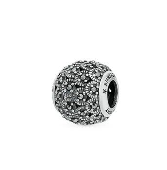 Silver Pendant-charm with marcasite sunlight sample 925 
Silver Pendant-charm with marcasite sunlight sample 925