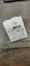 Funda de aluminio con bloqueo NFC para tarjetas de Anti RFID, funda con tarjetero, protección antirrobo para billetera plateada