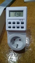 Switch-Socket Programmable Digital Timer Electronic Outlet Fr-Plug Cyclic 24-Hour EU