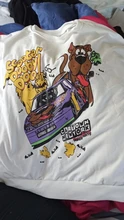 Sudadera con capucha Harajuku para mujer, ropa de calle de anime, moda de Otoño de estilo coreano, jerséis, camisetas de manga larga, ropa loca, 2021